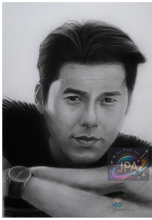 Hyun Bin Artwork (30x20 cm)