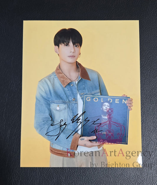 BTS Jungkook 10inches Autograph