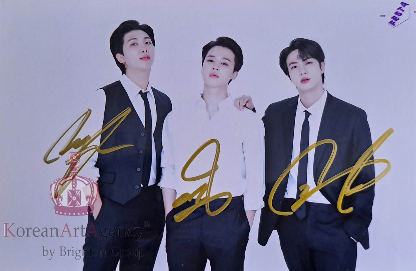 BTS Proof RM Jin Jimin Autograph