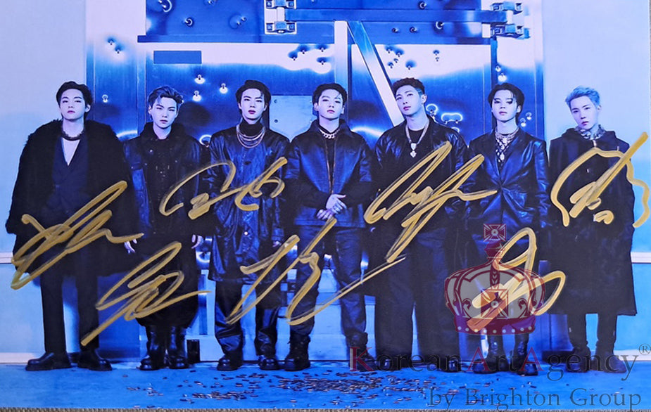 BTS Proof RM Jin Jimin V Suga Jungkook Jhope Autograph