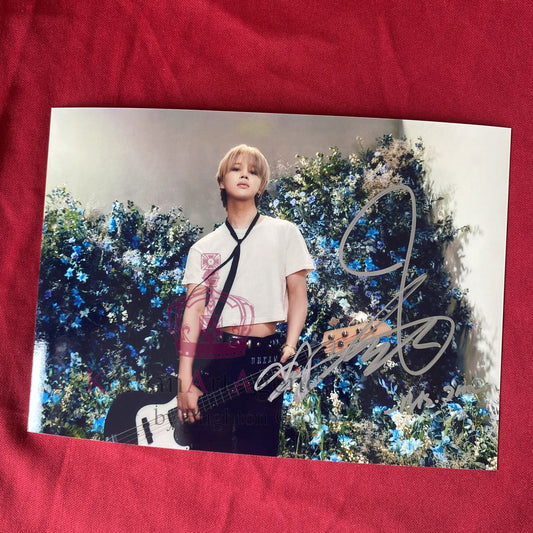BTS Jimin 7inches Autograph
