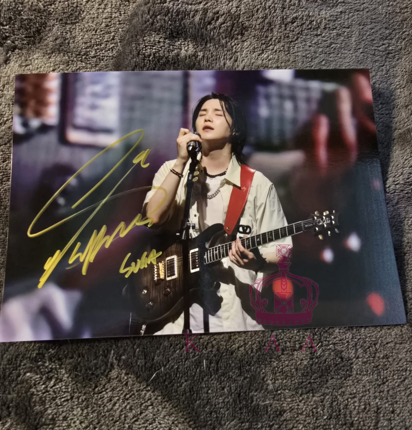 BTS Suga 7inches Autograph