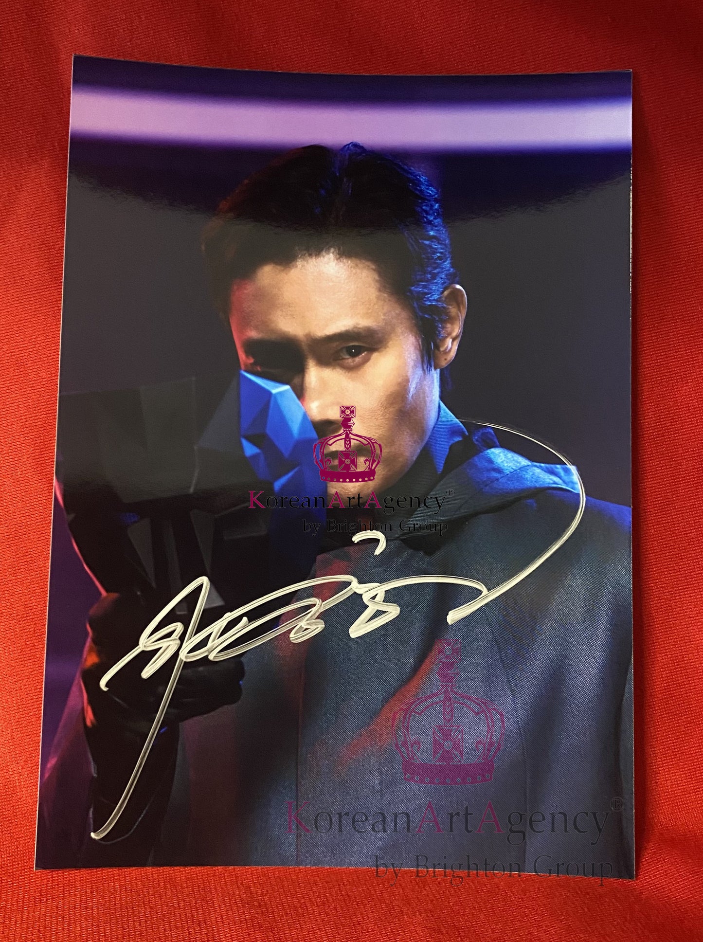 Squid Game Lee Byung Hun 7 inches Autograph