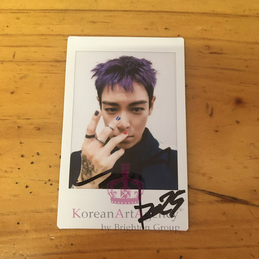 Squid Game T.O.P Instax Polaroid Autograph