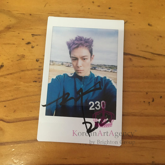 Squid Game T.O.P Instax Polaroid Autograph