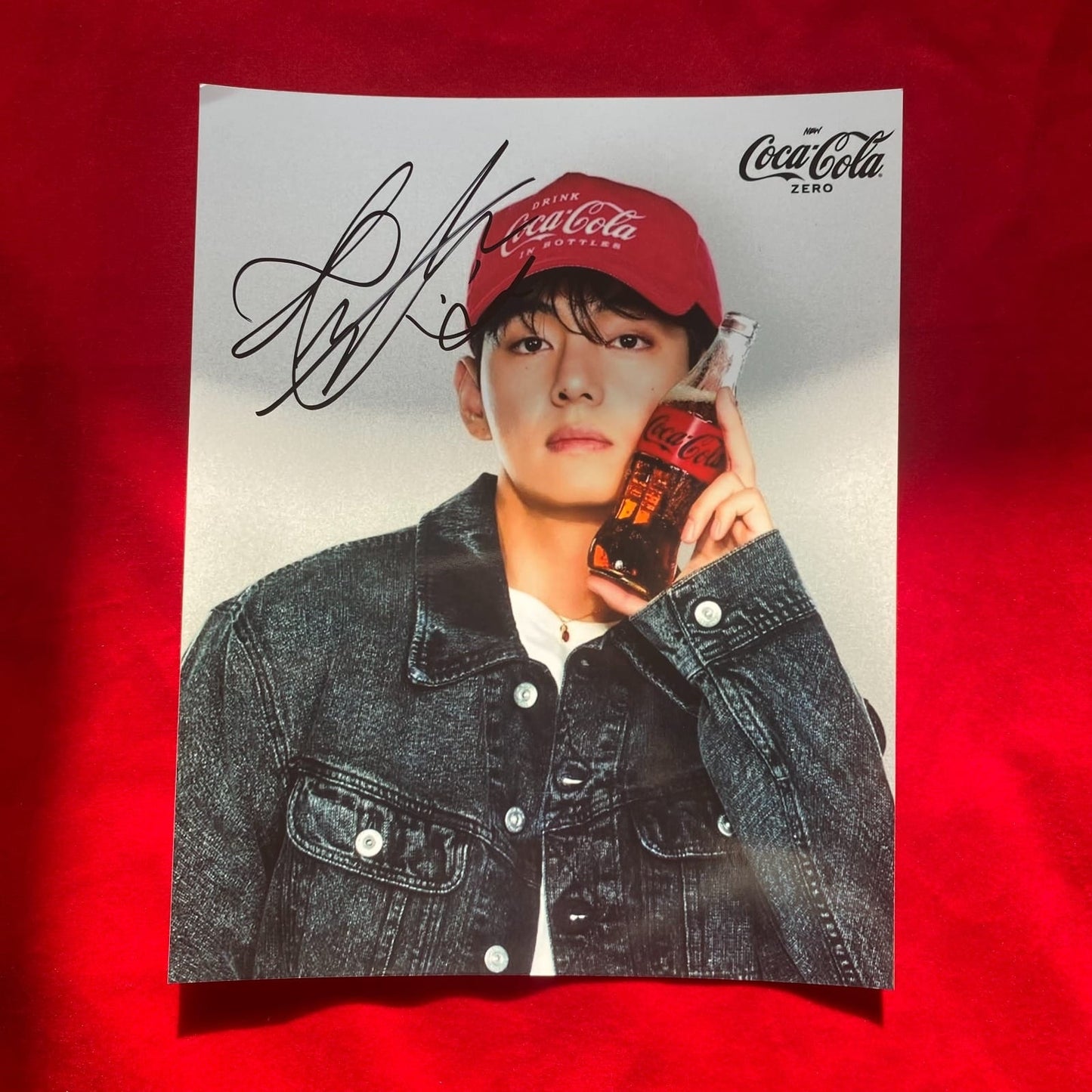 BTS Kim Taehyung (V) – Coca-Cola Zero Limited Edition 10" Collectible with Autograph