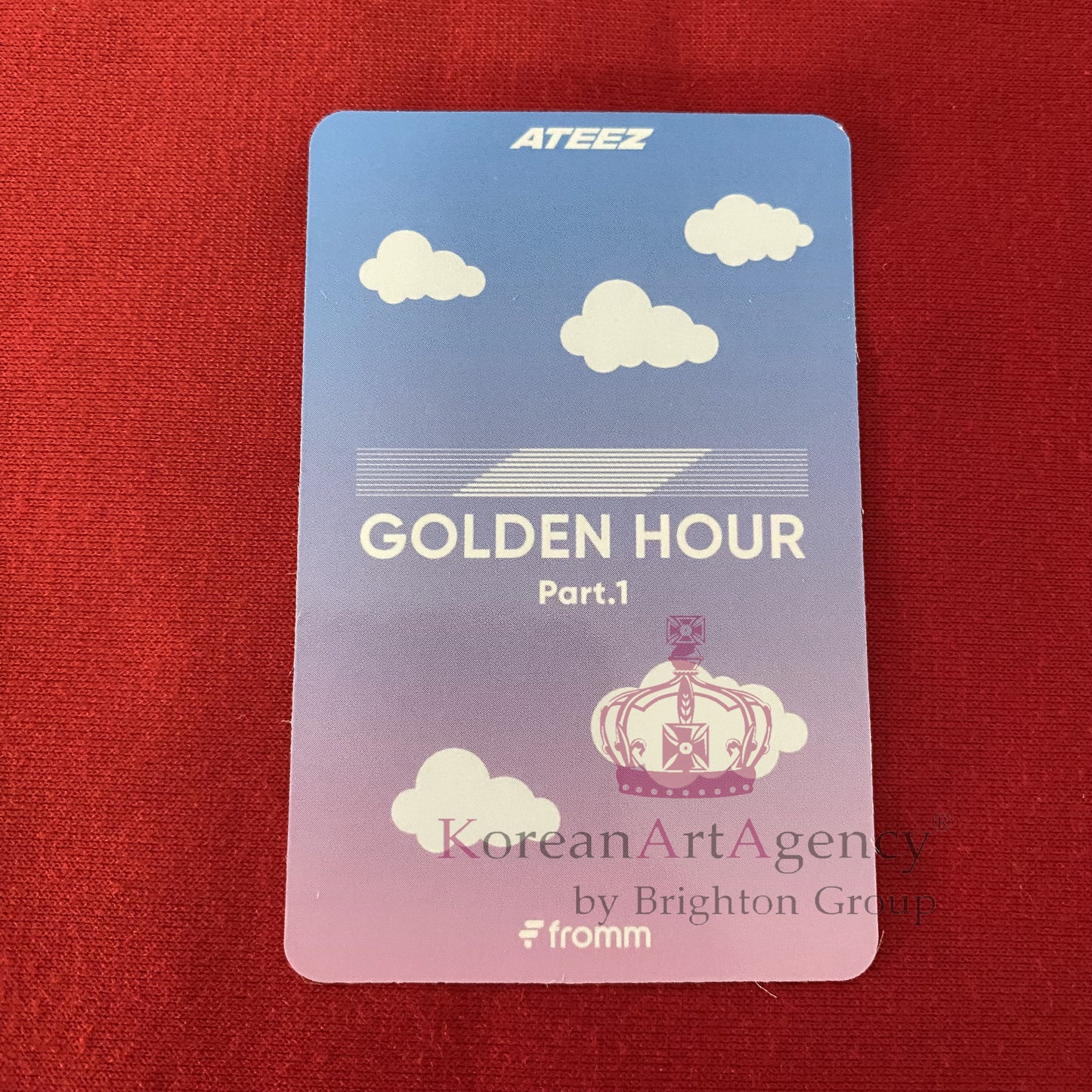 ATEEZ 8pcs Set Photocard Autographs Hongjoong Seonghwa Yunho Yeosang Mingi Wooyoung San Jongho Golden Hour Part 1 Edition