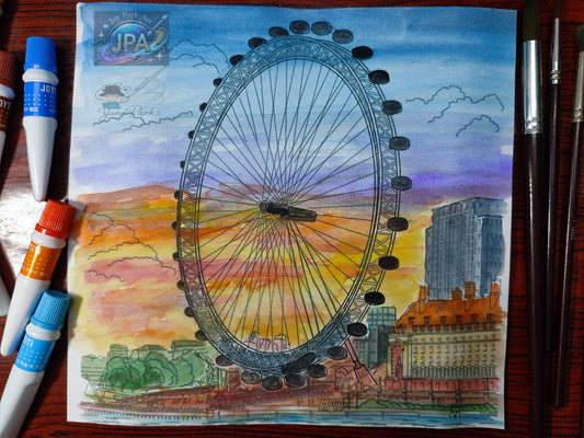 Karan-Saga Artwork – 30x20 cm (Wheel London)