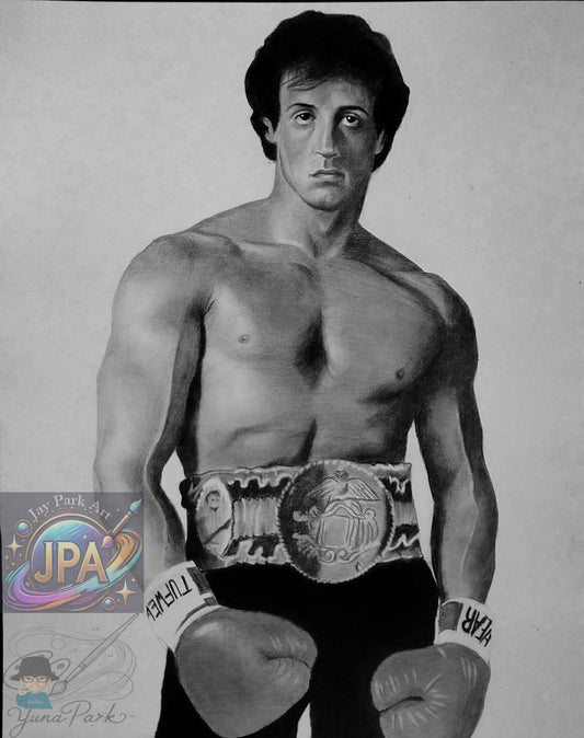 Sylvester Stallone – Rocky Balboa Sketch Art