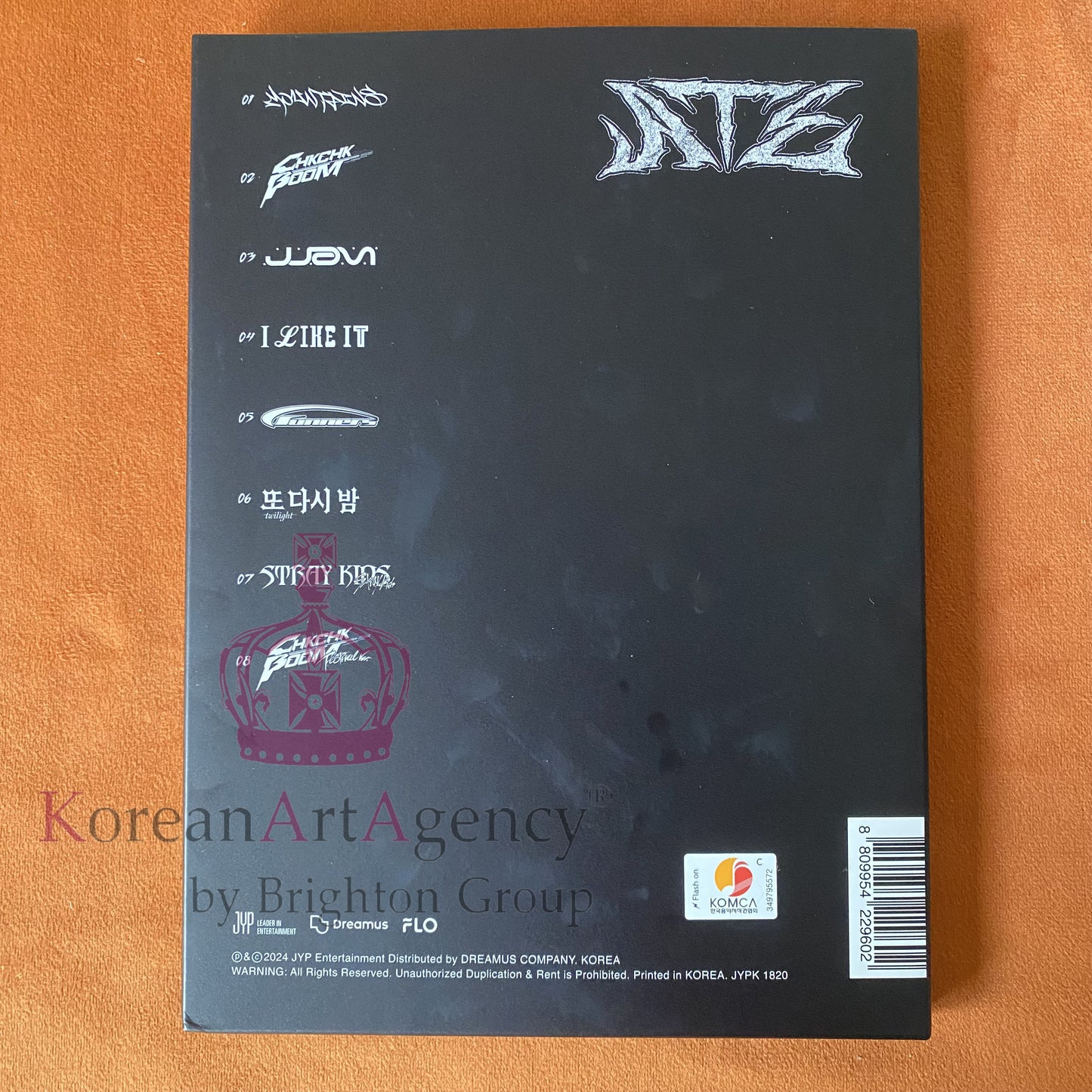 Stray Kids Set ATE Album Chk Chk Ver. and Boom Ver. Set Autographed