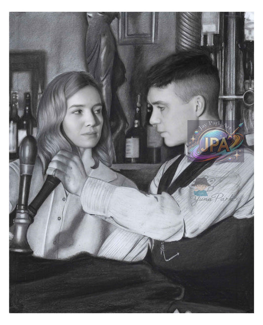 Peaky Blinders – Thomas Shelby & Grace Burgess (30x20 cm)