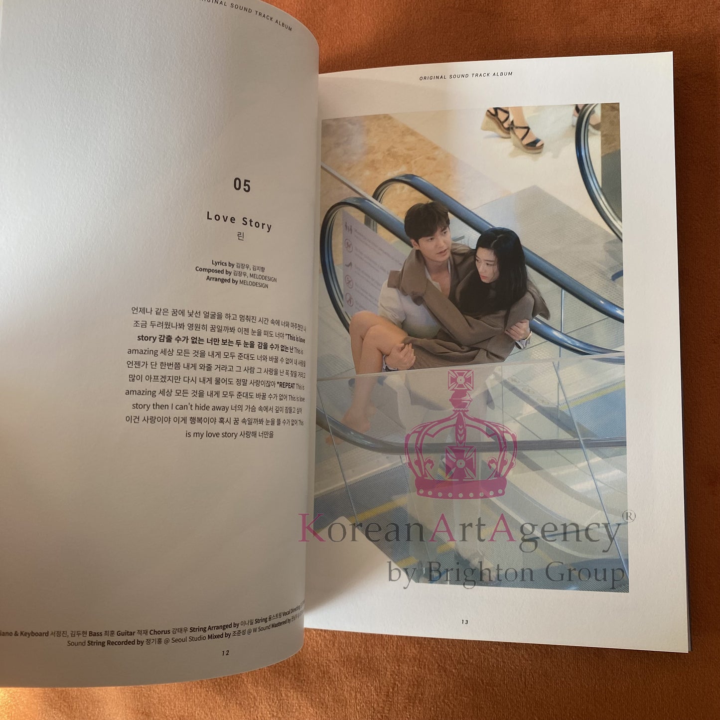 Legend of the Blue Sea OST Album Lee Min Ho Gianna Jun Autographed