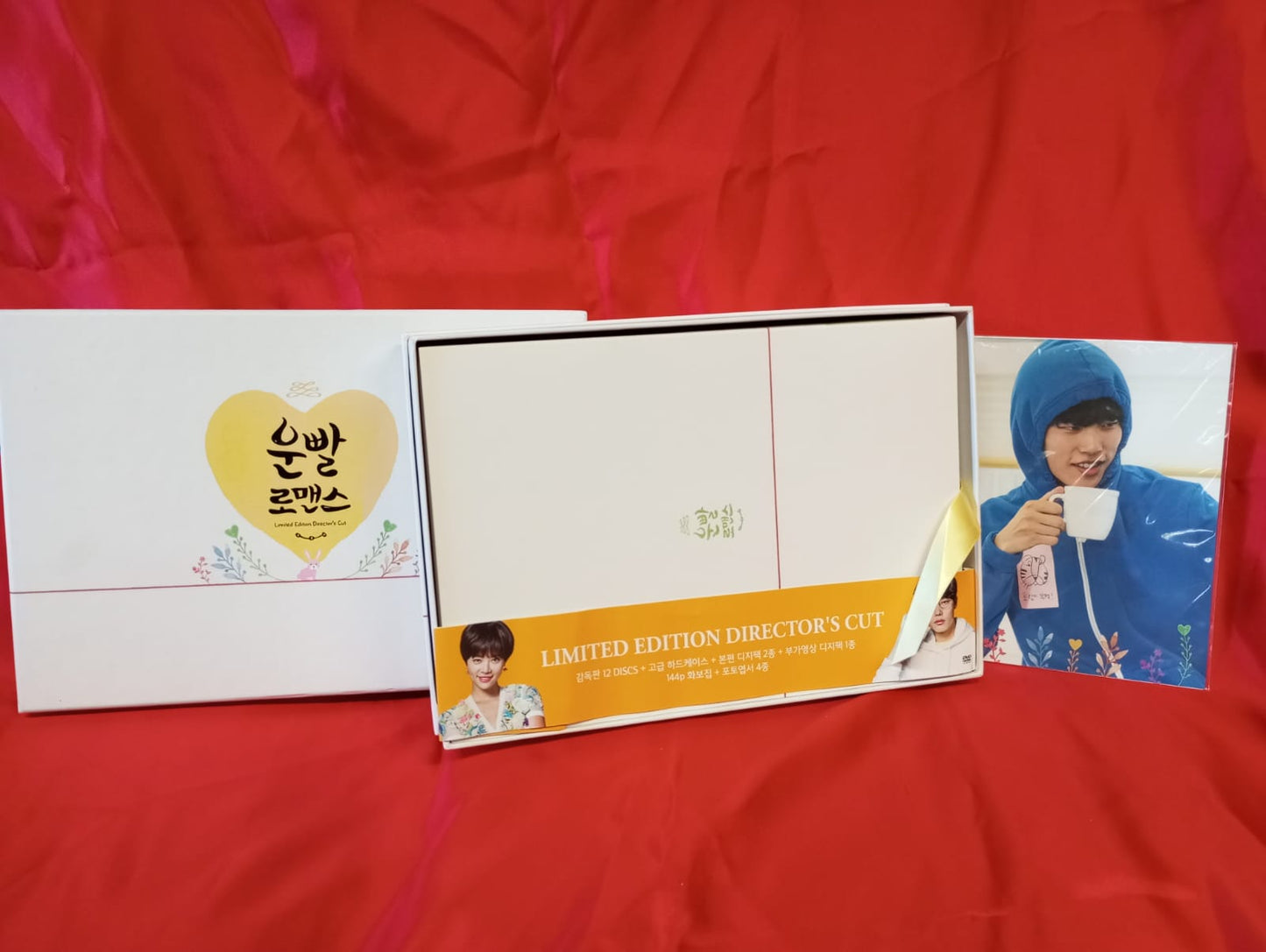 Lucky Romance DVD 12-Disc + Photobook + Postcard Director's Edition English Subtitled Hwang Jung Eum Ryu Jun Yeol