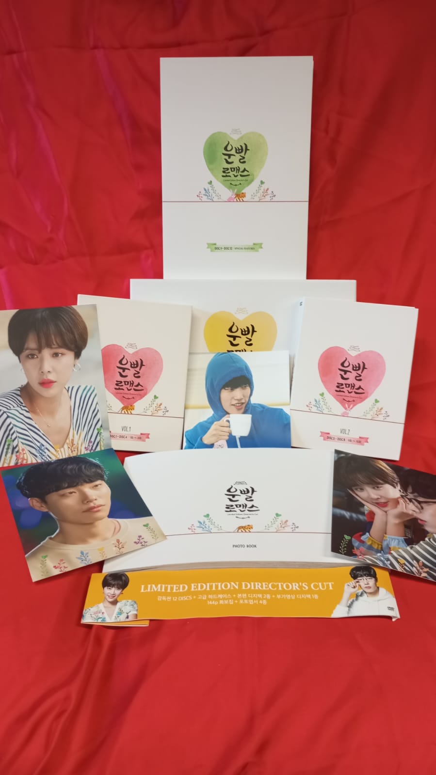Lucky Romance DVD 12-Disc + Photobook + Postcard Director's Edition English Subtitled Hwang Jung Eum Ryu Jun Yeol
