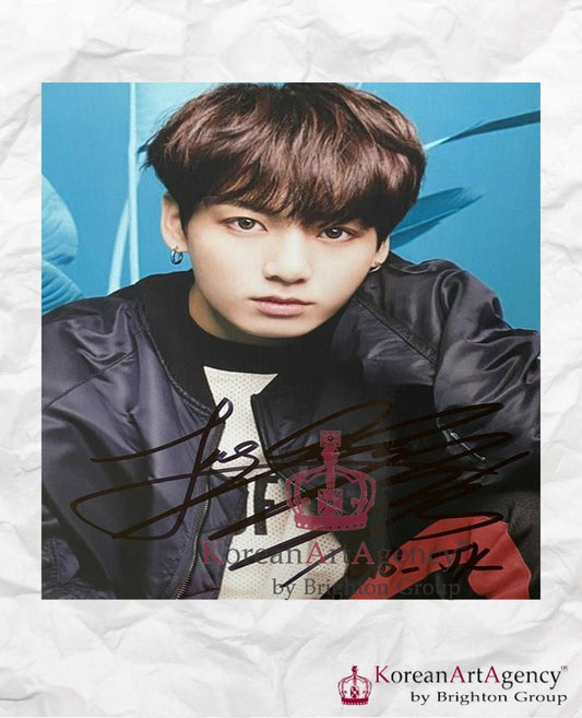 BTS Jungkook Autograph