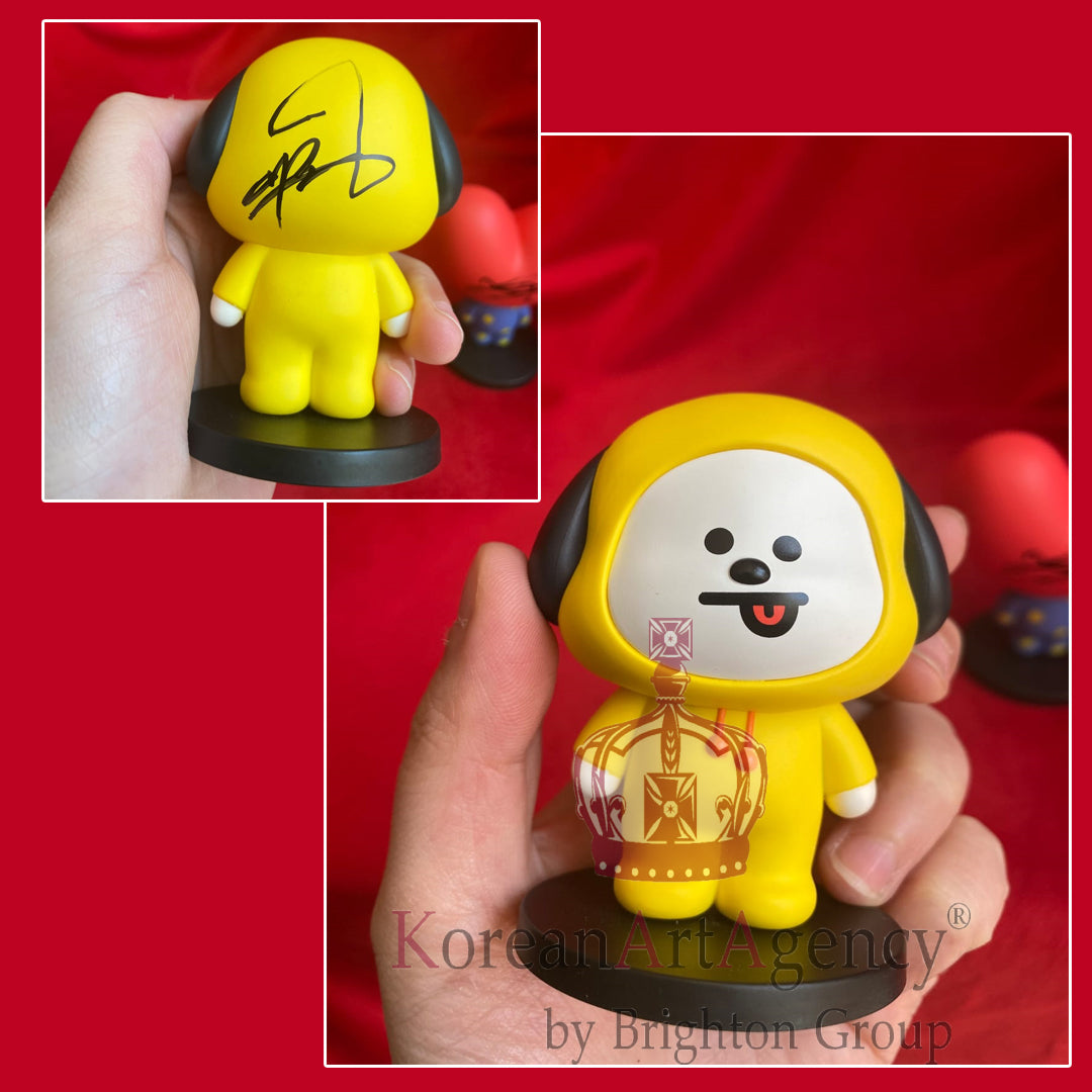 BT21 Action Figures SET 7pcs JHope Jimin V Kim Tae Hyung Jin Jungkook RM Suga Autographed