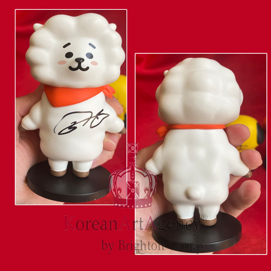 BT21 Action Figures SET 7pcs JHope Jimin V Kim Tae Hyung Jin Jungkook RM Suga Autographed