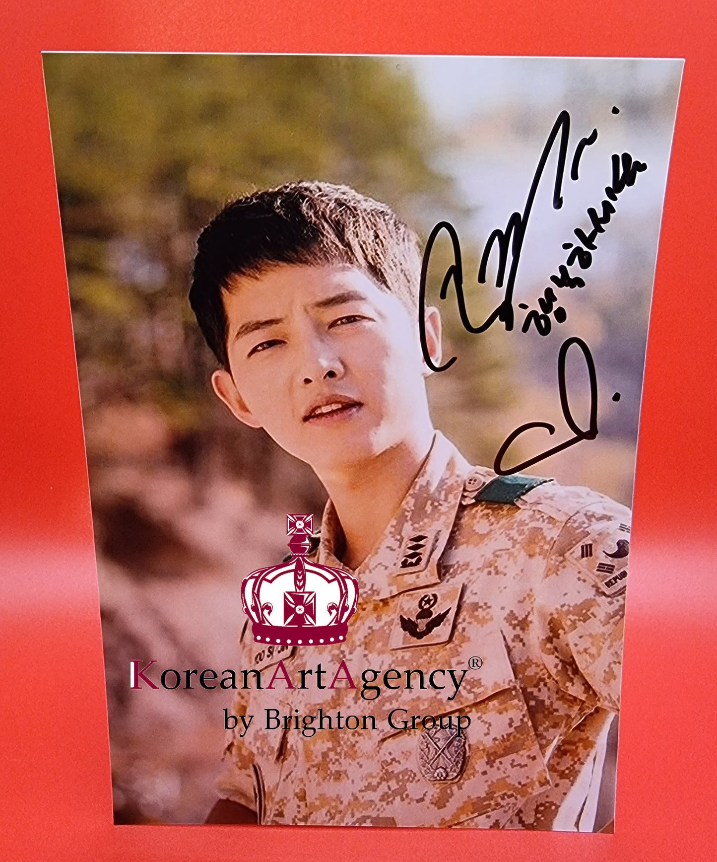 Song Joong Ki Descendants of the Sun Autograph