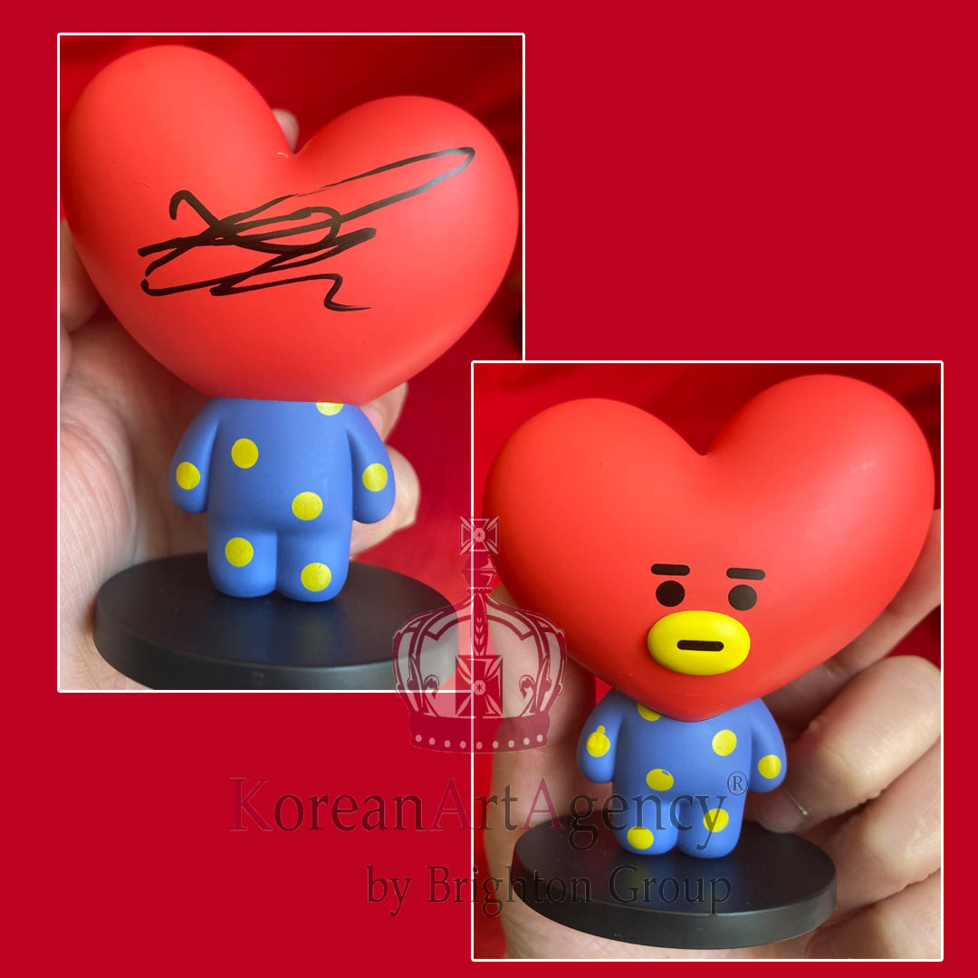 BT21 Action Figures SET 7pcs JHope Jimin V Kim Tae Hyung Jin Jungkook RM Suga Autographed