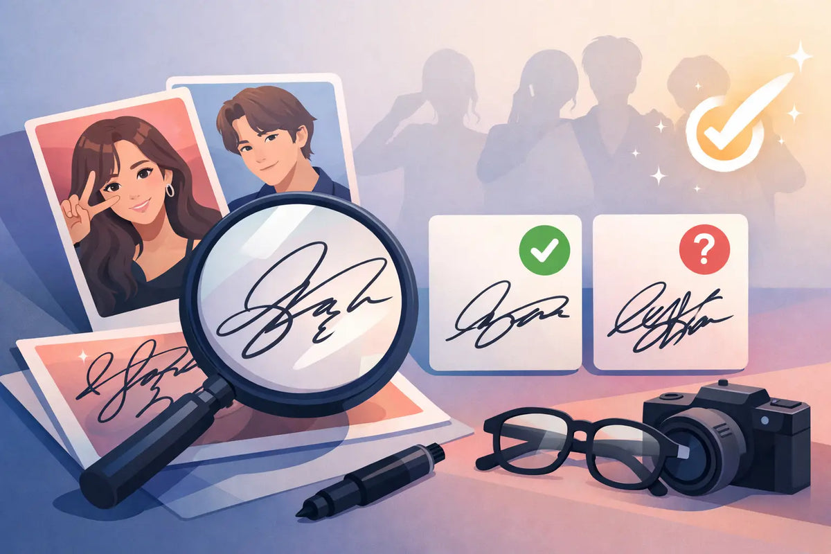 Wie erkenne ich echte Kpop Autogramme?