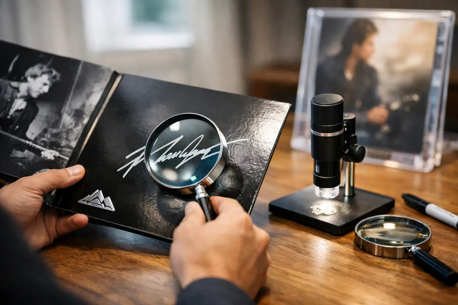 Album Signature Verification for Collectors
