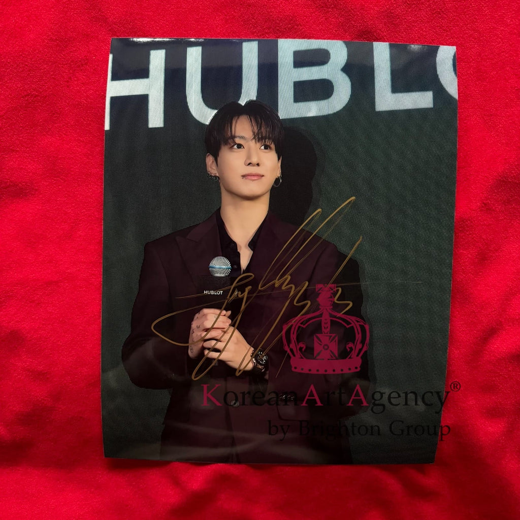 Jungkook BTS Hublot 10 Inches Autographs – Exclusive Collector’s Display Piece – Film & Merchandise