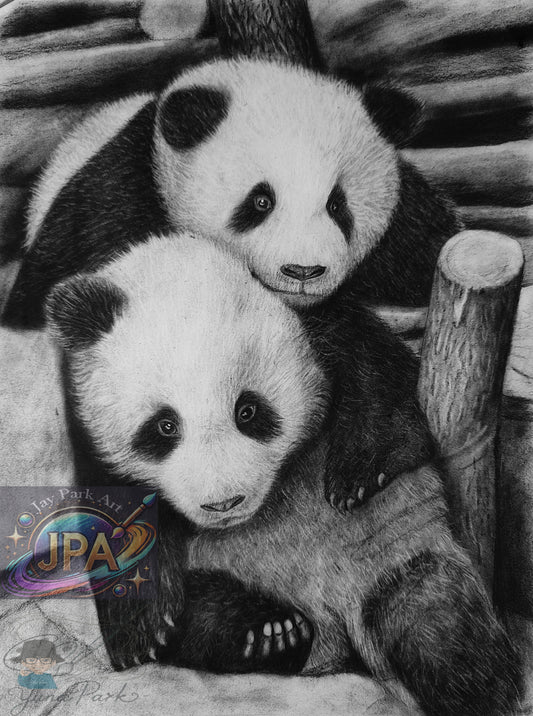 Pit and Paule Panda in Berlin Artwork