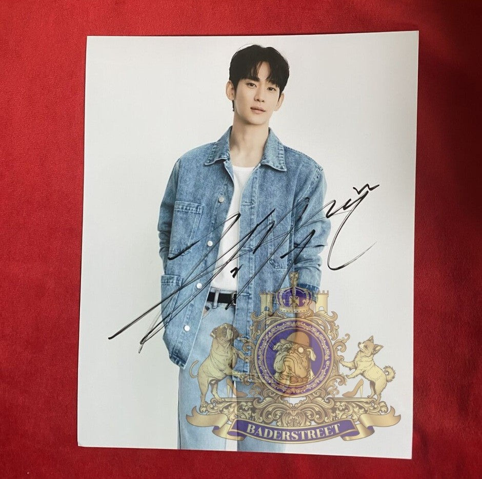 Kim Soo Hyun Hand-Signed Bench Autographs – 10 INCH - Authentic K-Drama Collectible CODE11A – Film & Merchandise