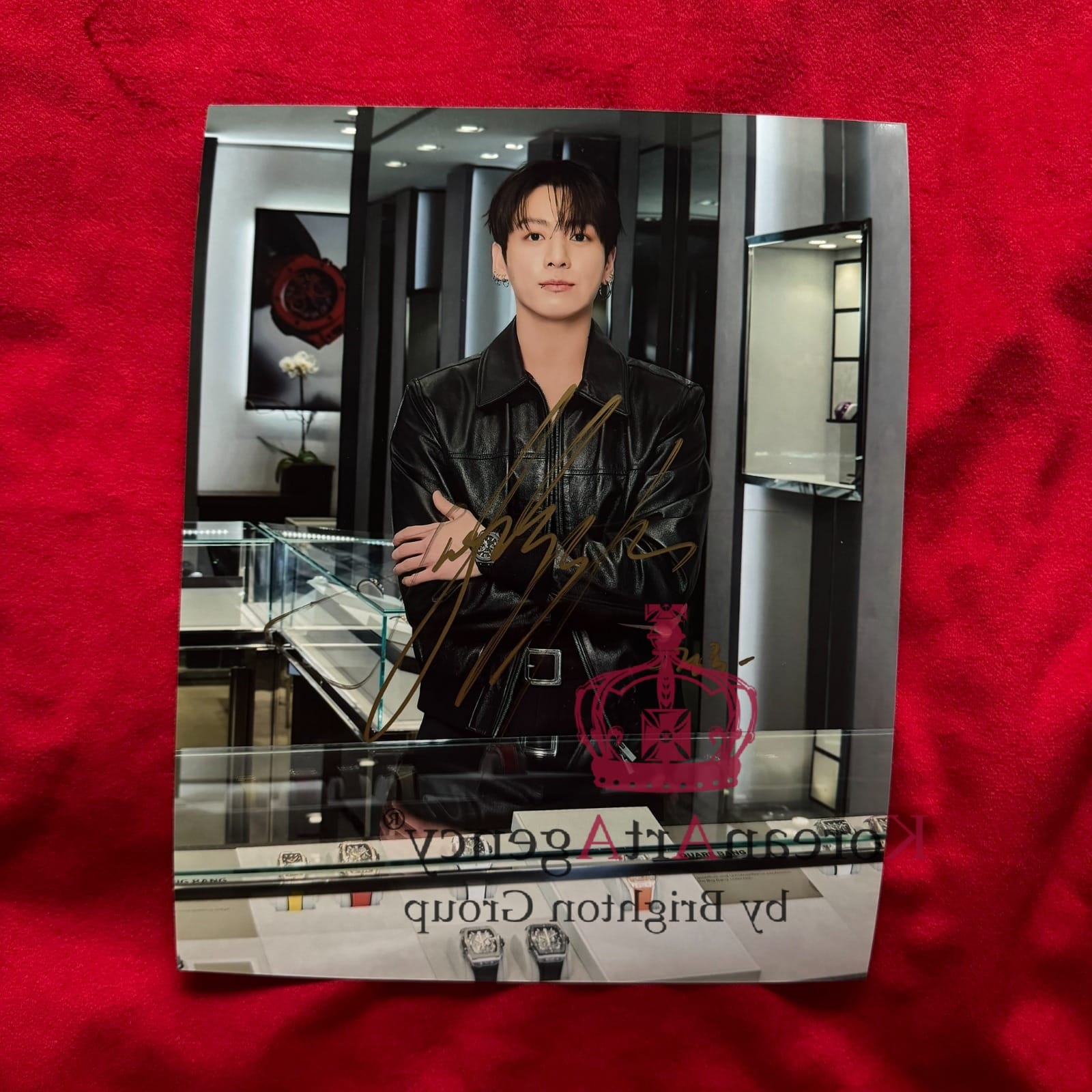 Jungkook BTS Hublot 10 Inches Autographs – Exclusive Collector’s Display Piece