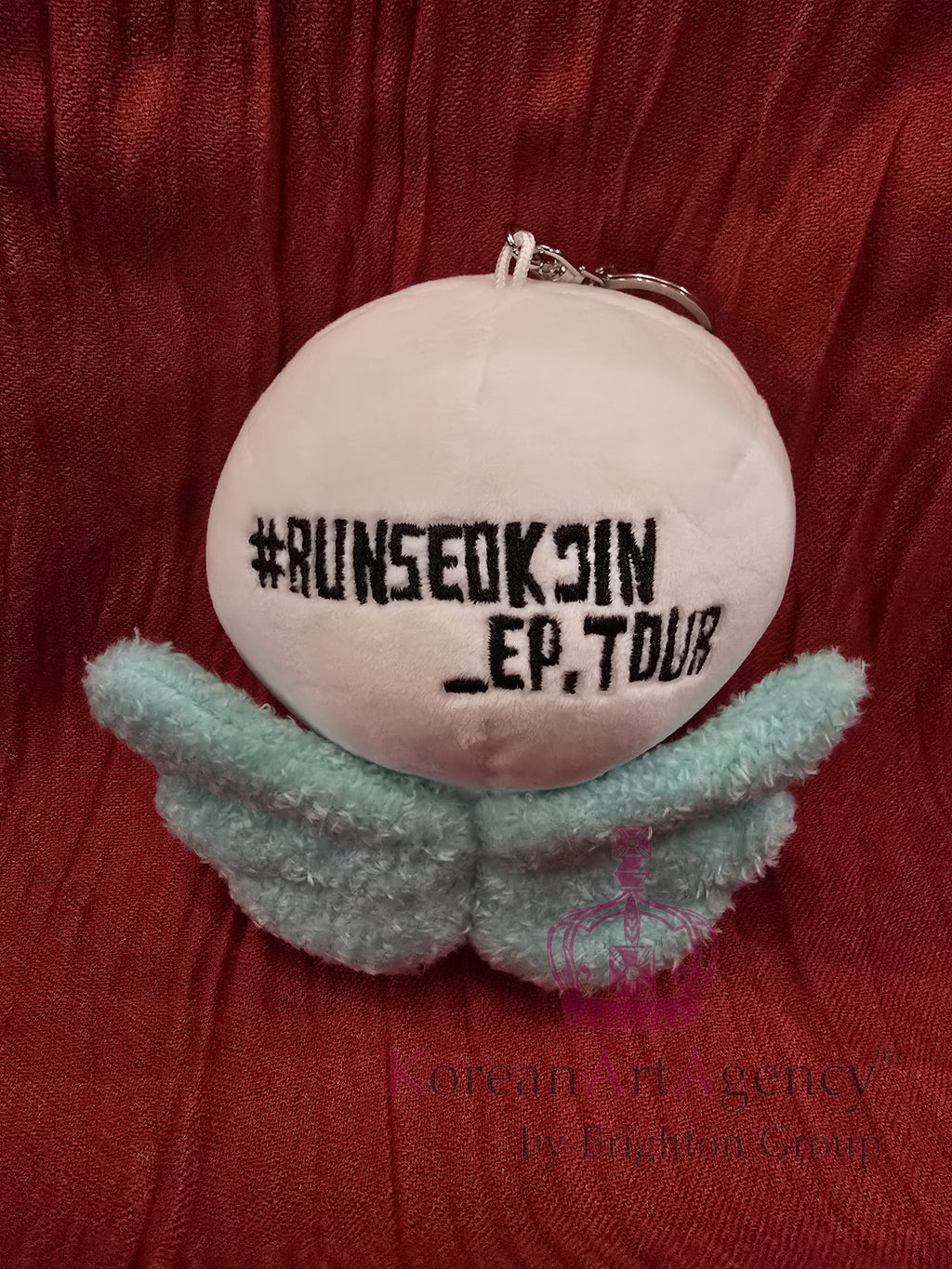 BTS Jin Wootteo Plush Keyring – RUNSEOKJIN EP. Tour “The Astronaut” | Includes FREE Jin Autograph