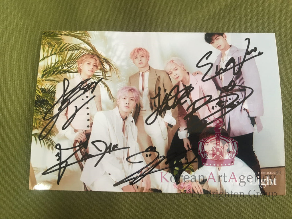 Astro Autograph Moon Bin Cha Eun Woo Rocky Yoo San-ha Jinjin MJ 6inches – Autographs