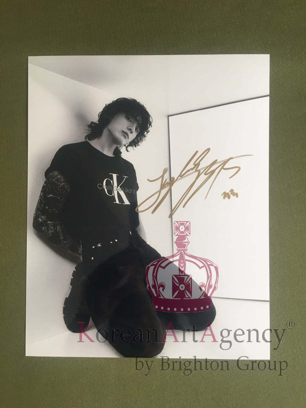 BTS Jungkook Calvin Klein Campaign Global Ambassador 6inches Autograph – Autographs