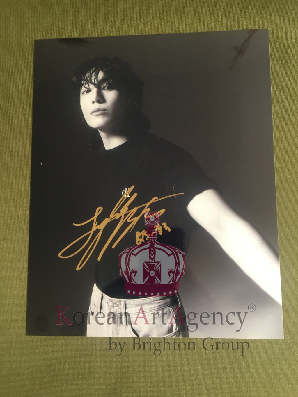 BTS Jungkook Calvin Klein Campaign Global Ambassador 6inches Autograph – Autographs