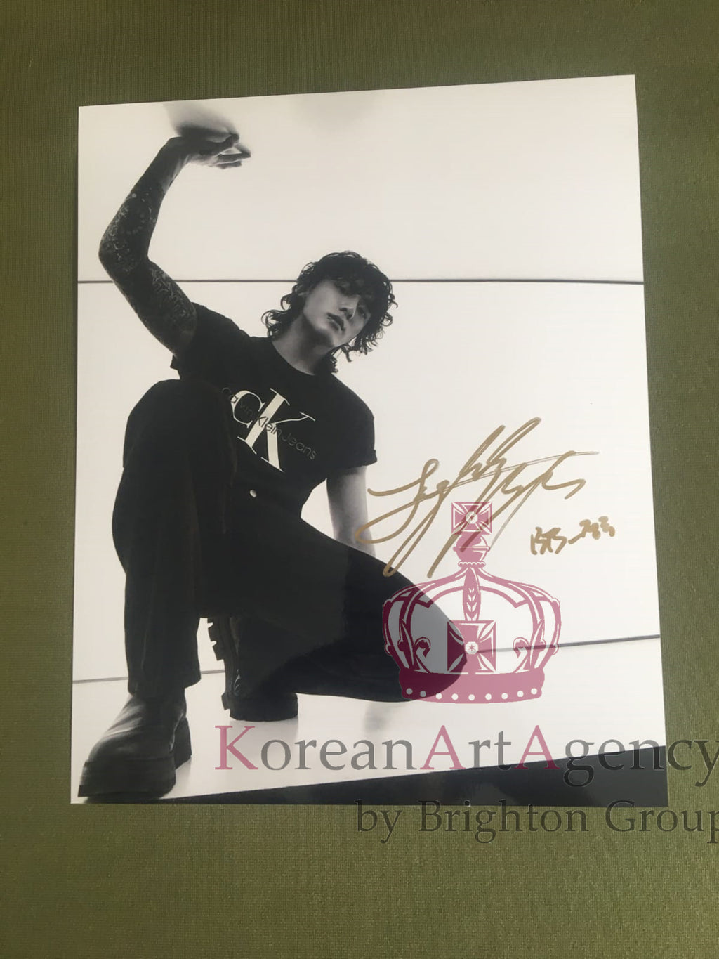 BTS Jungkook Calvin Klein Campaign Global Ambassador 6inches Autograph – Autographs