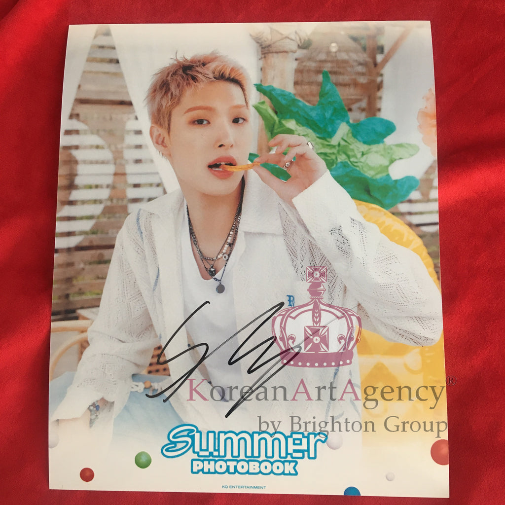 ATEEZ Mingi Summer 2022 Autograph – Autographs