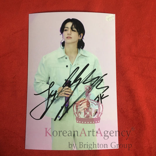 BTS Jungkook Seven Autograph 6 inches 2023