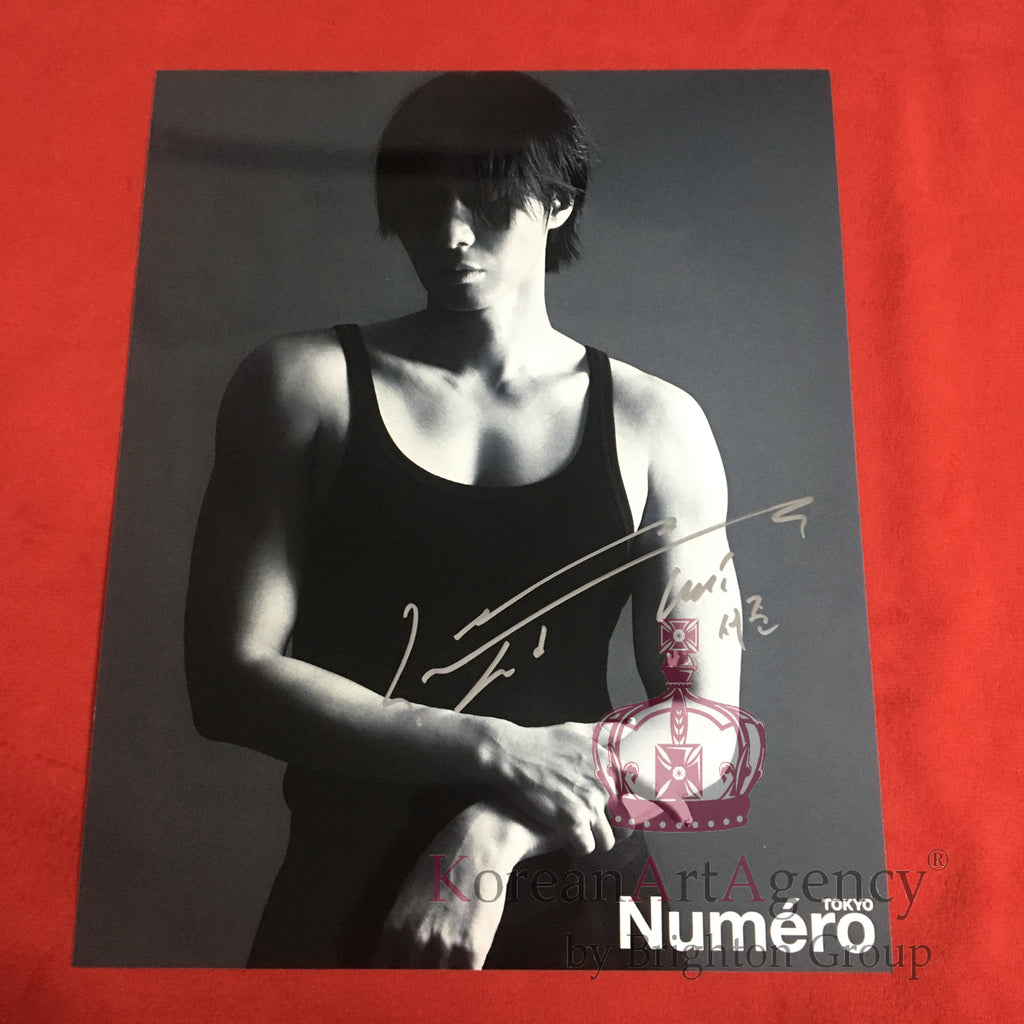Park Seo Joon Numéro Tokyo September 2023 Issue 10 inches Foto Autograph – Autographs