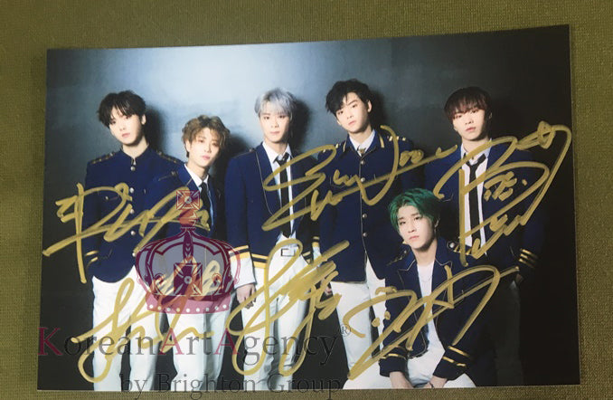 Astro Autograph Moon Bin Cha Eun Woo Rocky Yoo San-ha Jinjin MJ 7inches – Autographs