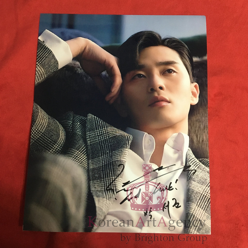 Park Seo Joon What's Wrong with Secretary Kim Limited Rare 10inches Autograph – Autographs
