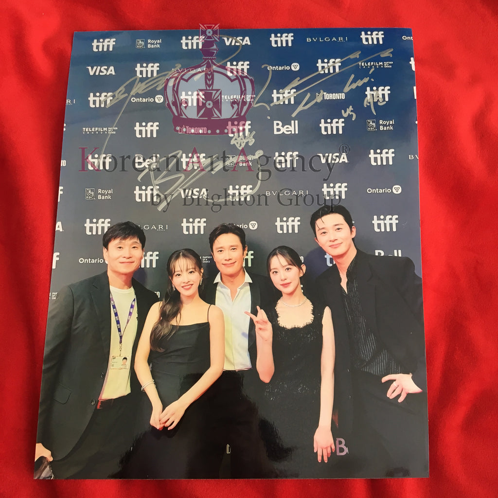 Lee Byung Hun Park Seo Joon Park Bo Young Concrete Utopia Toronto International Film Festival 10inches Autograph – Autographs