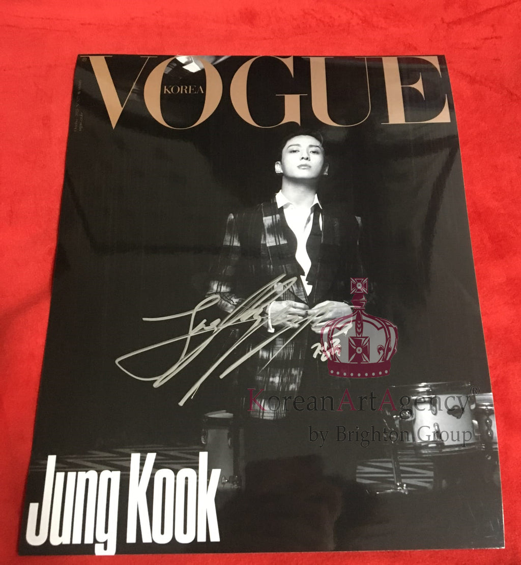 BTS Jungkook Vogue October 2023 10inches Foto Autograph – Autographs