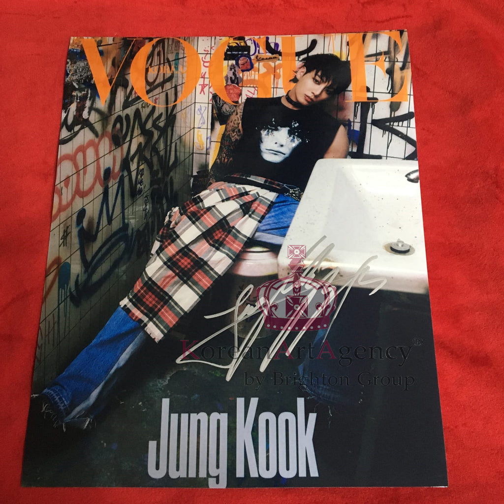 BTS Jungkook Vogue October 2023 10inches Foto Autograph – Autographs