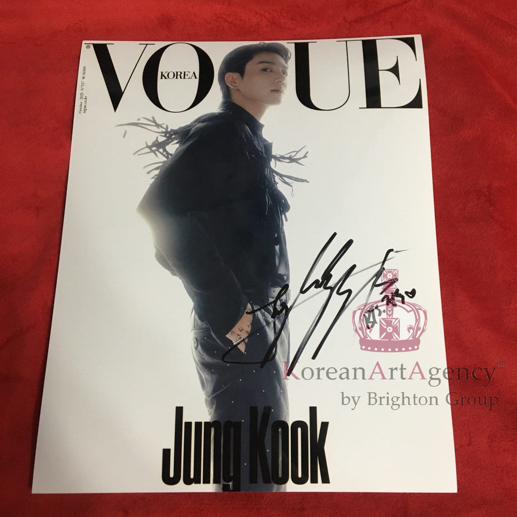 BTS Jungkook Vogue October 2023 10inches Foto Autograph – Autographs