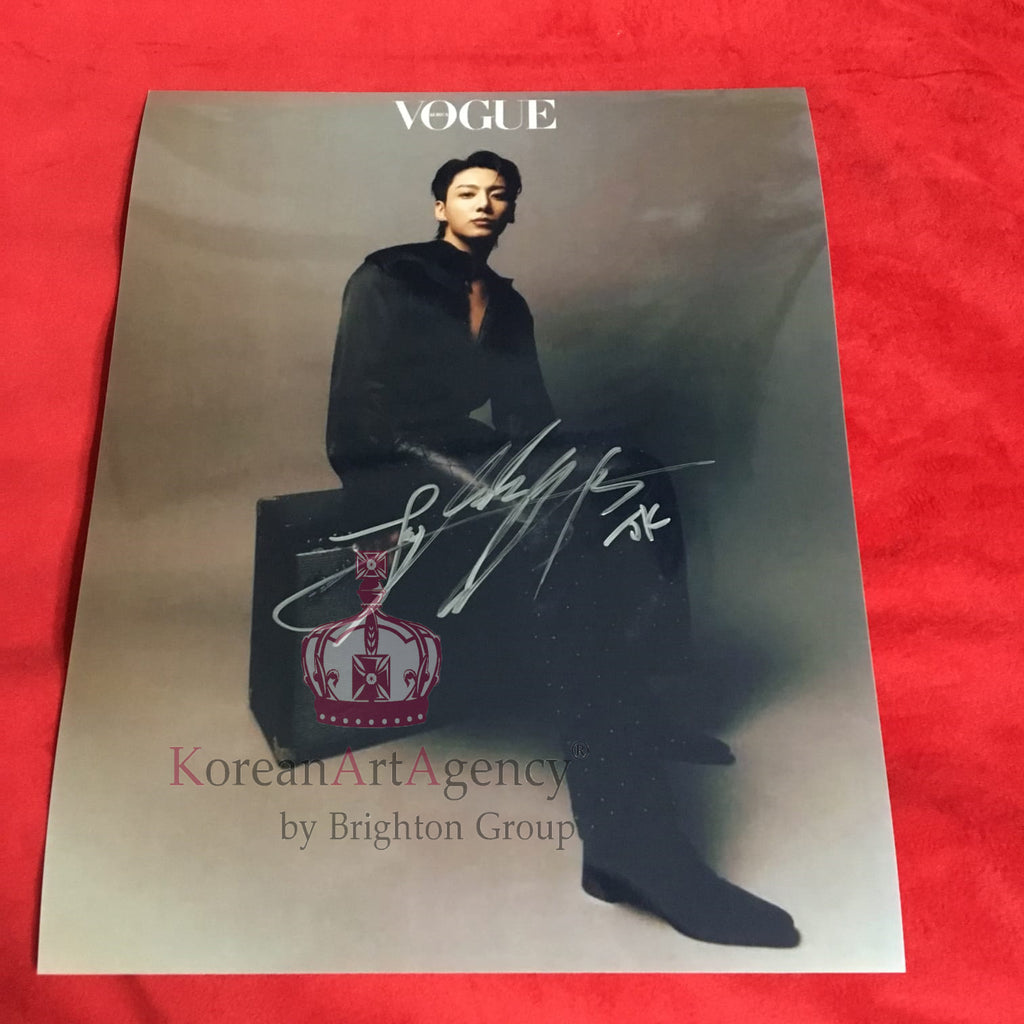 BTS Jungkook Vogue October 2023 10inches Foto Autograph – Autographs