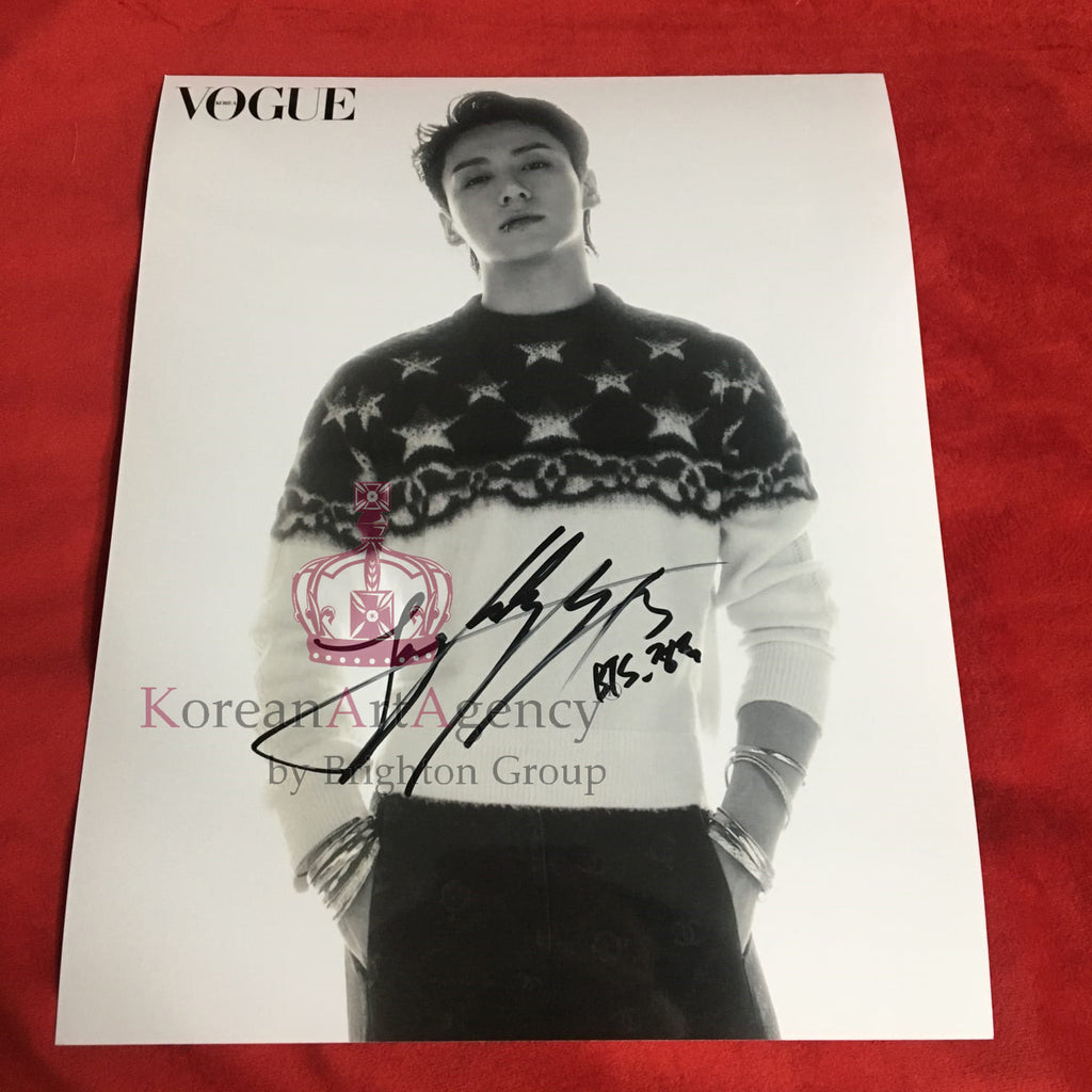 BTS Jungkook Vogue October 2023 10inches Foto Autograph – Autographs