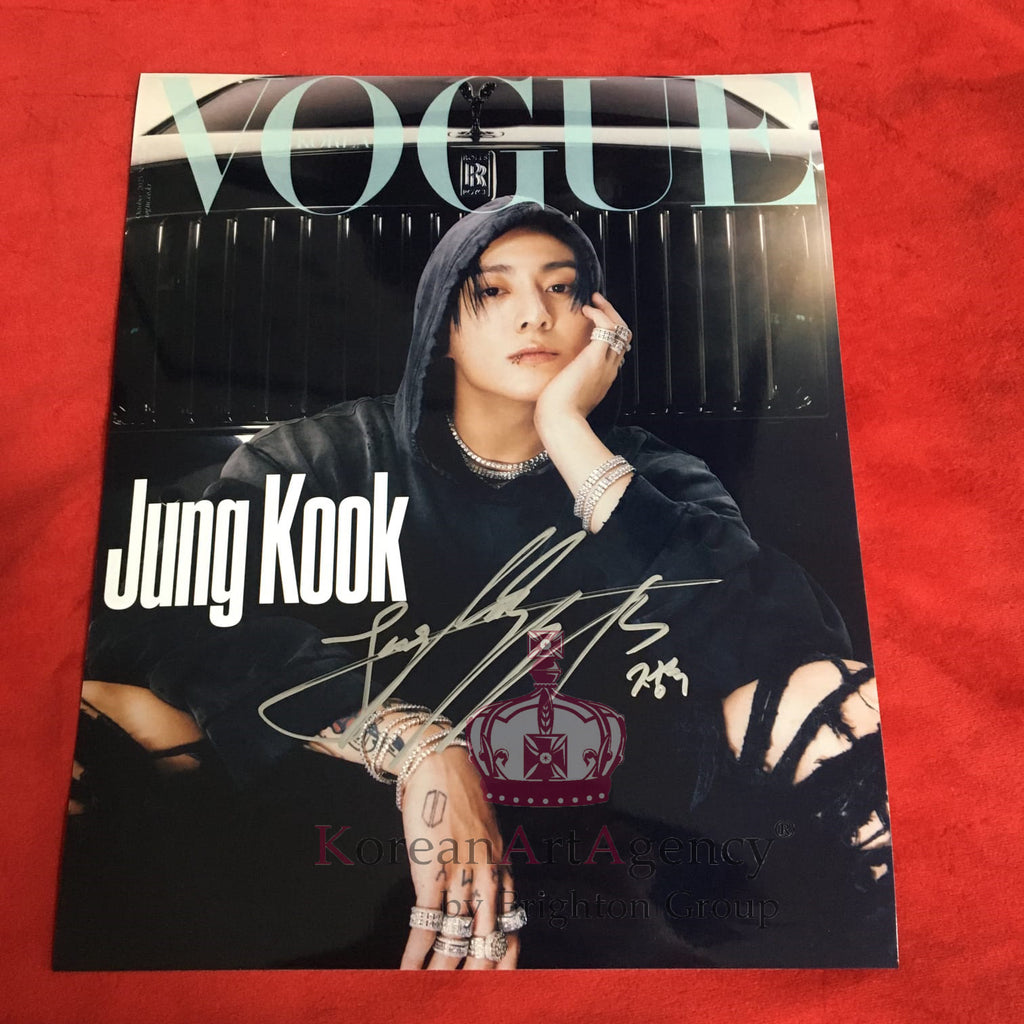 BTS Jungkook Vogue October 2023 10inches Foto Autograph – Autographs