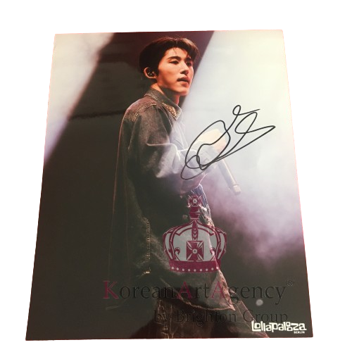 B.I Kim Han Bin 10inches Autograph – Autographs