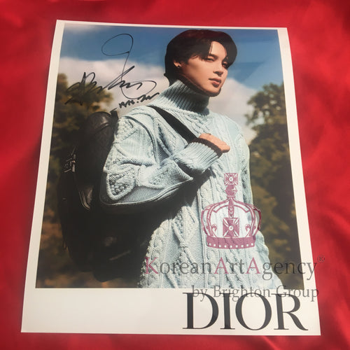 BTS Jimin DIOR 2023 10inches Autograph – Autograph