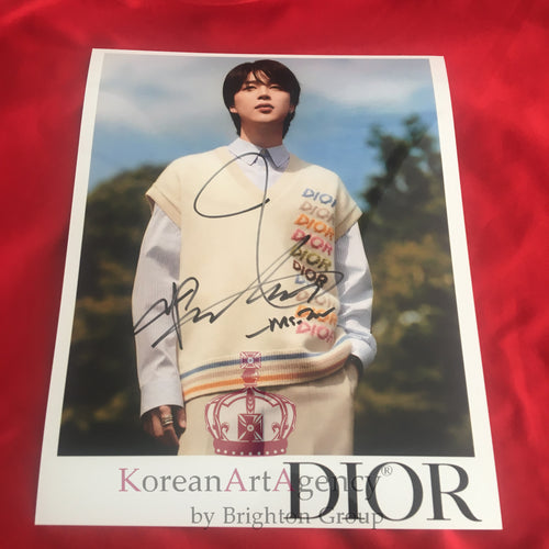 BTS Jimin DIOR 2023 10inches Autograph – Autograph