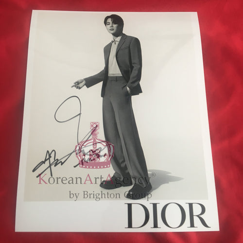 BTS Jimin DIOR 2023 10inches Autograph – Autograph